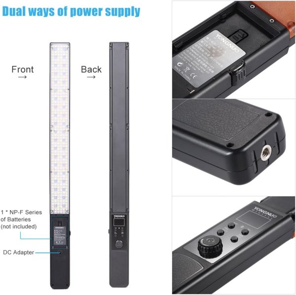 YONGNUO YN360 LED Video Light 3200K 5500K RGB Full Color Handheld Light Wand Lighting