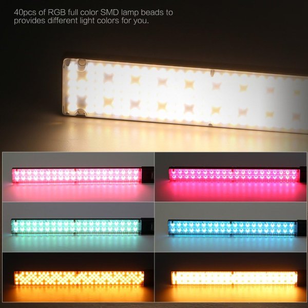 YONGNUO YN360 LED Video Light 3200K 5500K RGB Full Color Handheld Light Wand Lighting