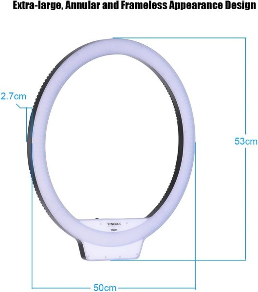 YONGNUO YN608 Bi Color LED Ring Light     3200K 5500K with Wireless Remote Lighting